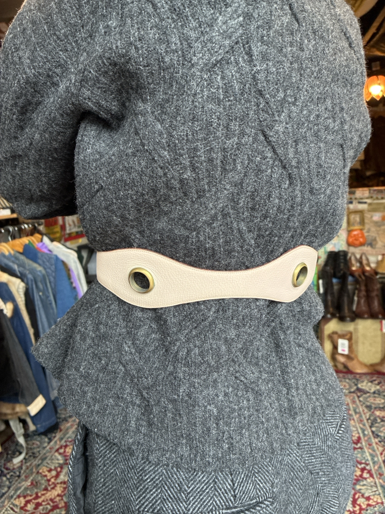 Dream Pink Leather Belt