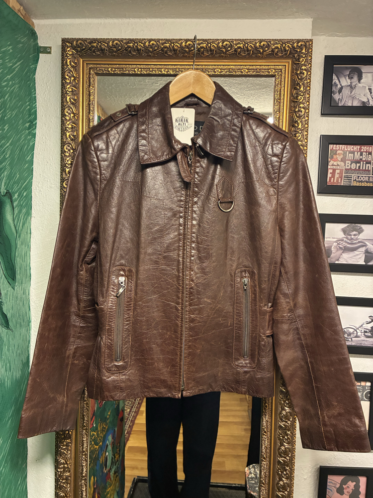 Cookie Leather Jacket | Kırık Altı Vintage