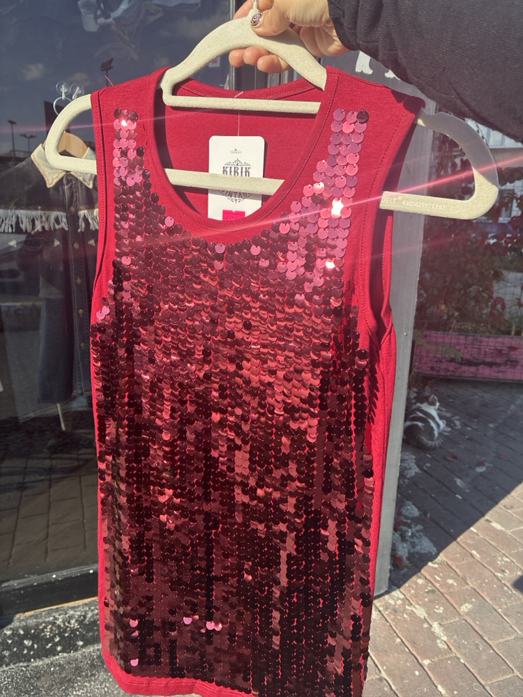 Red Party Top