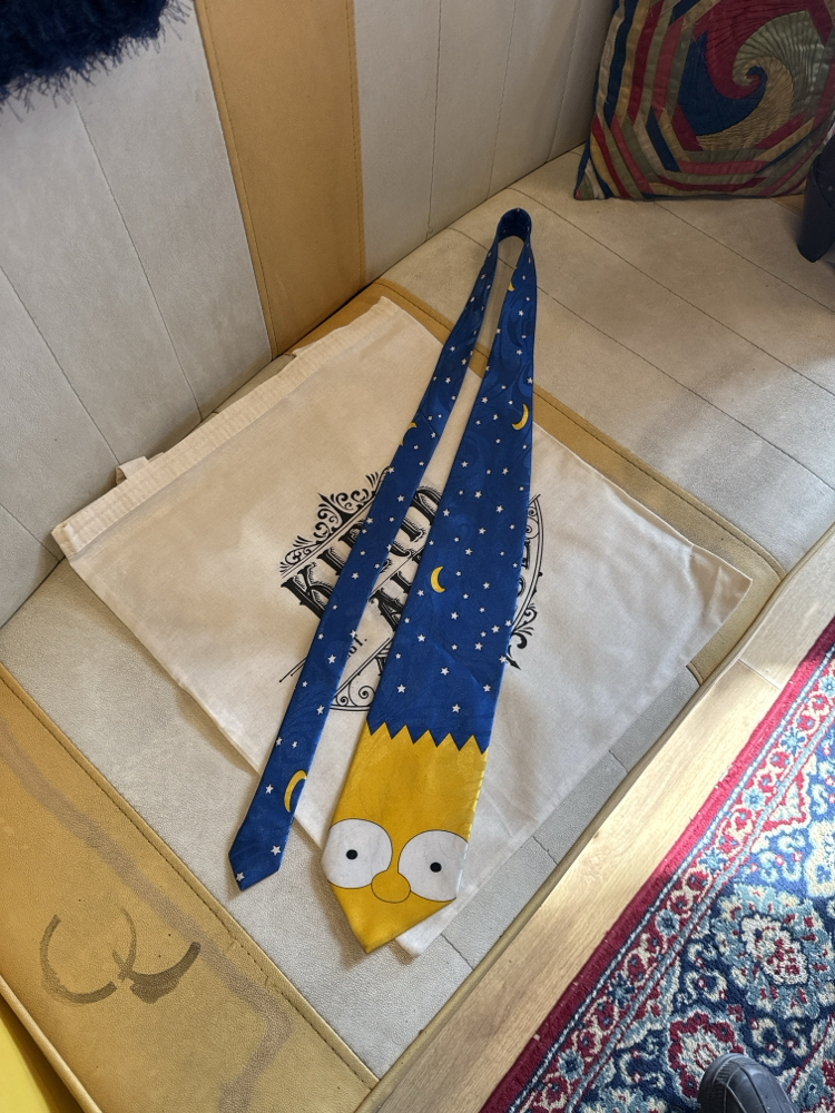 90's The Simpsons Bart Simpson Graphic Tie