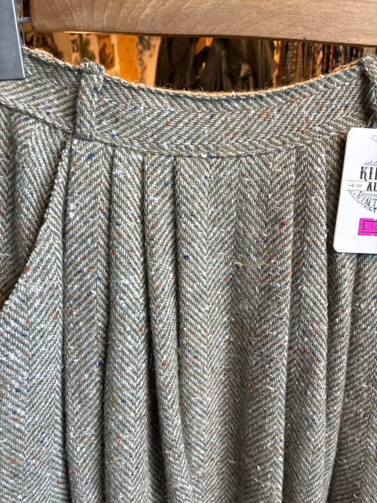 80's Wool Skirt