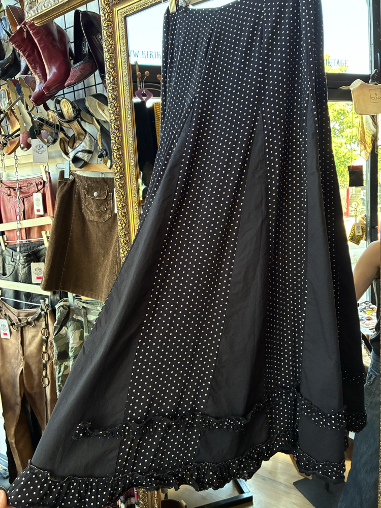 90's Micro Polka Dot Skirt