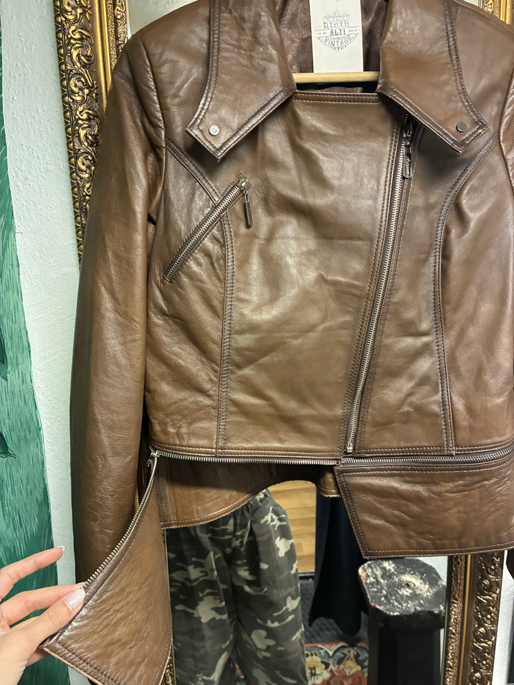 Dark Brown Leather Jacket
