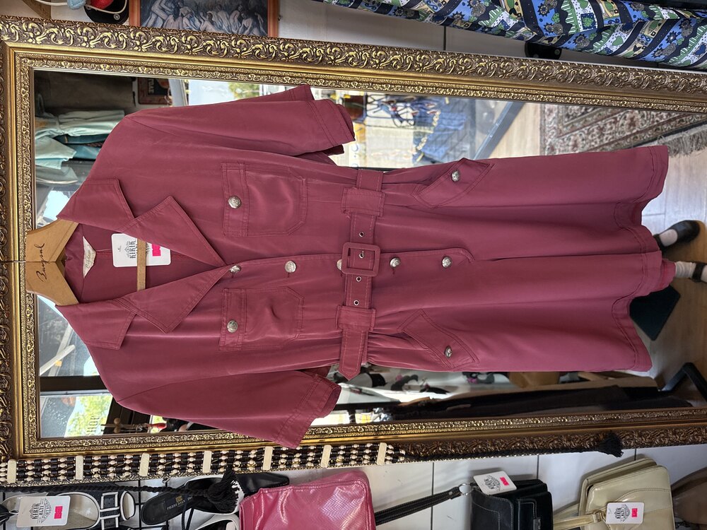 Dusty Rose Short Overalls