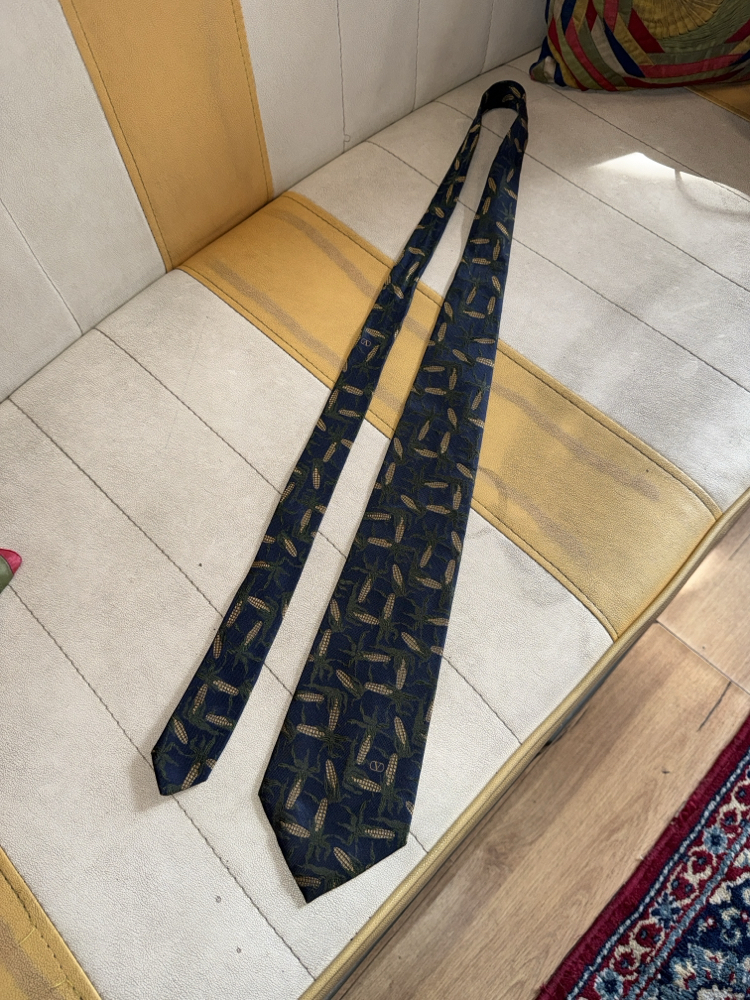 Valentino “Golden Cornfield” Silk Tie