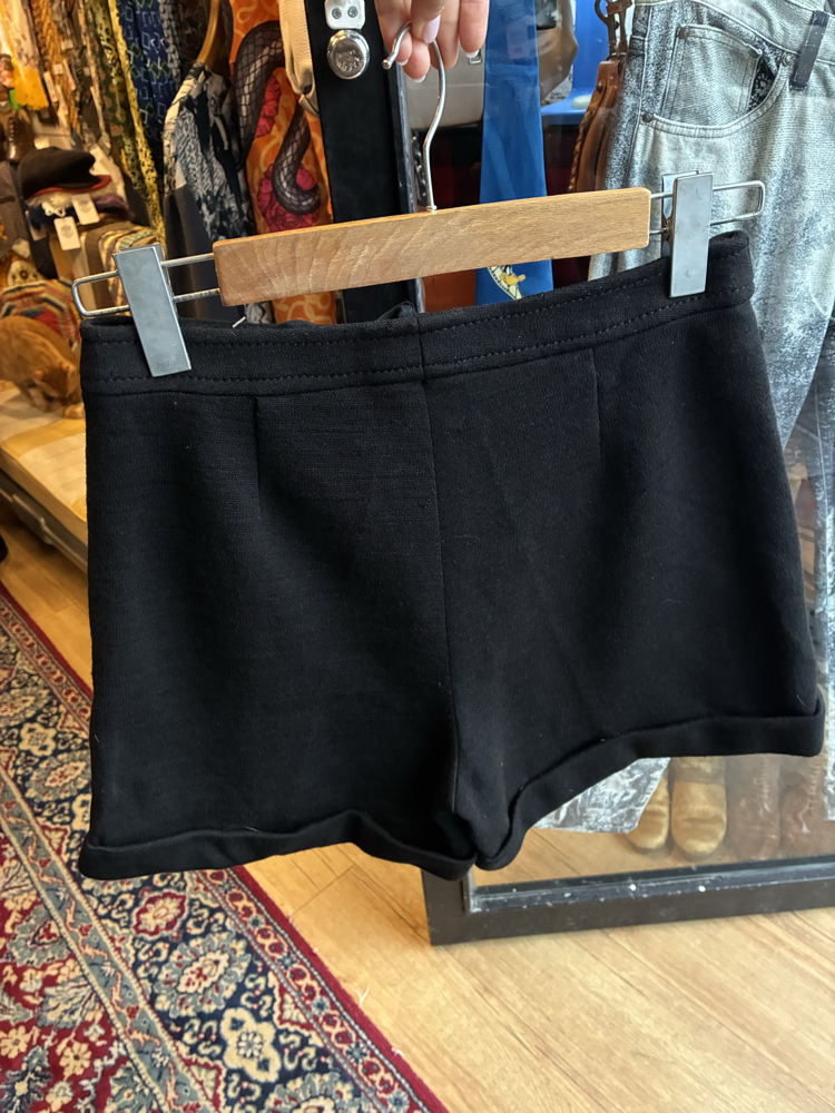 Gigi Black Mini Shorts