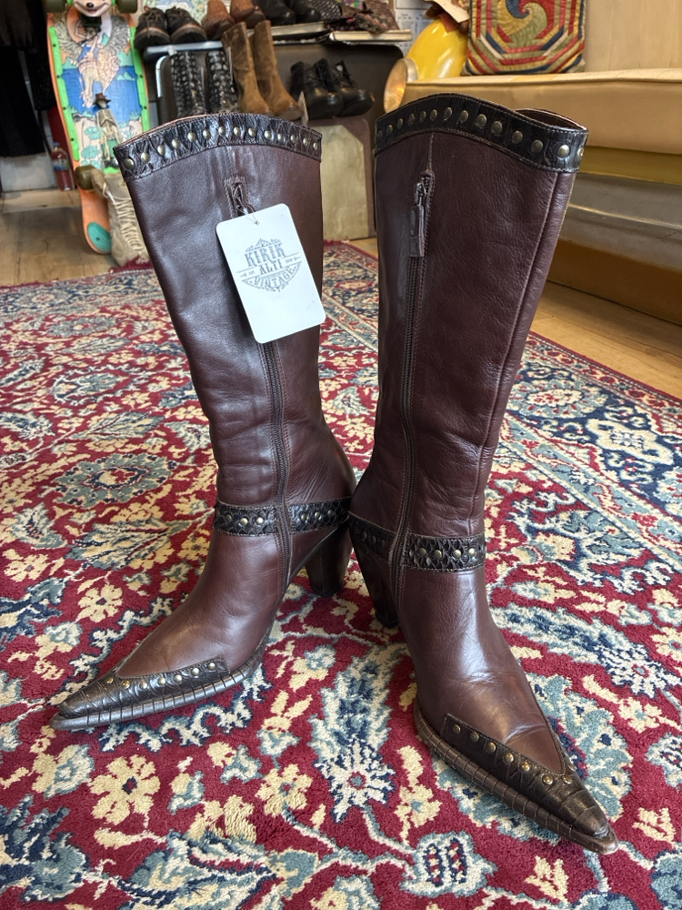 Diego Puerta Leather Boots