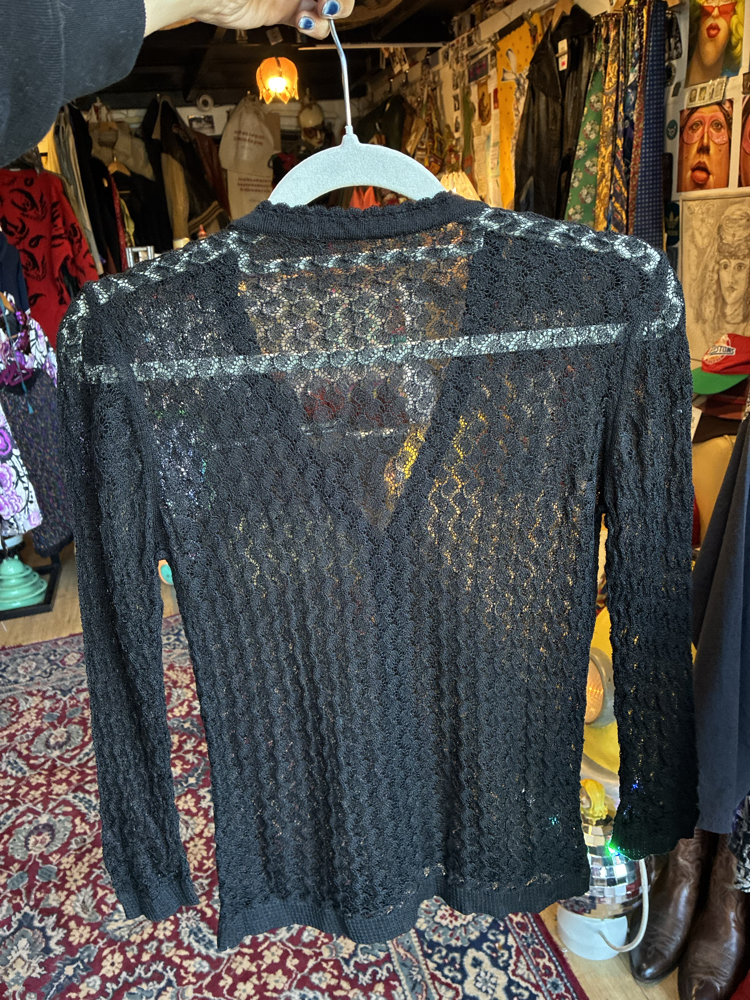 Black Lace Cardigan