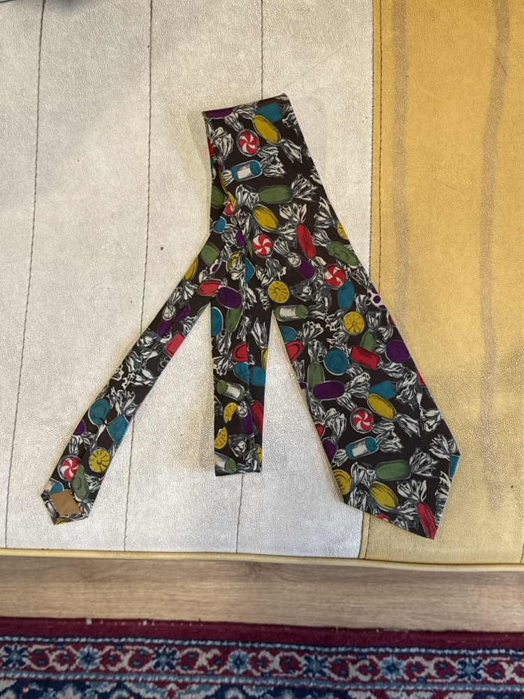 Perry Ellis Candy Pattern Silk Tie