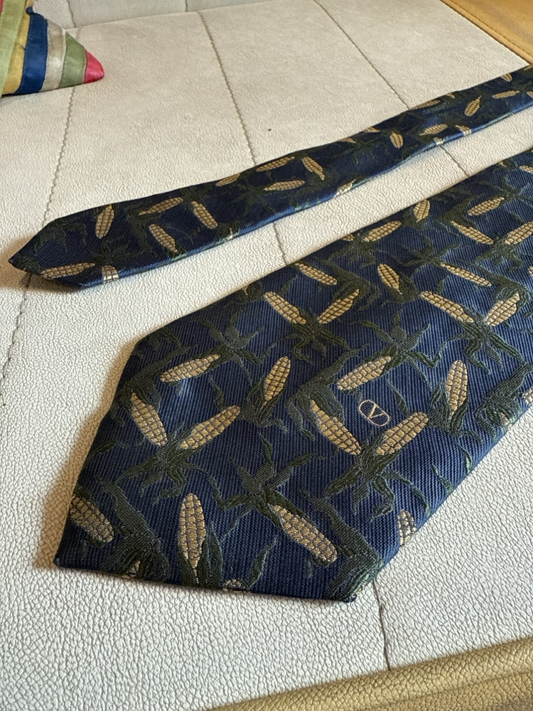 Valentino “Golden Cornfield” Silk Tie