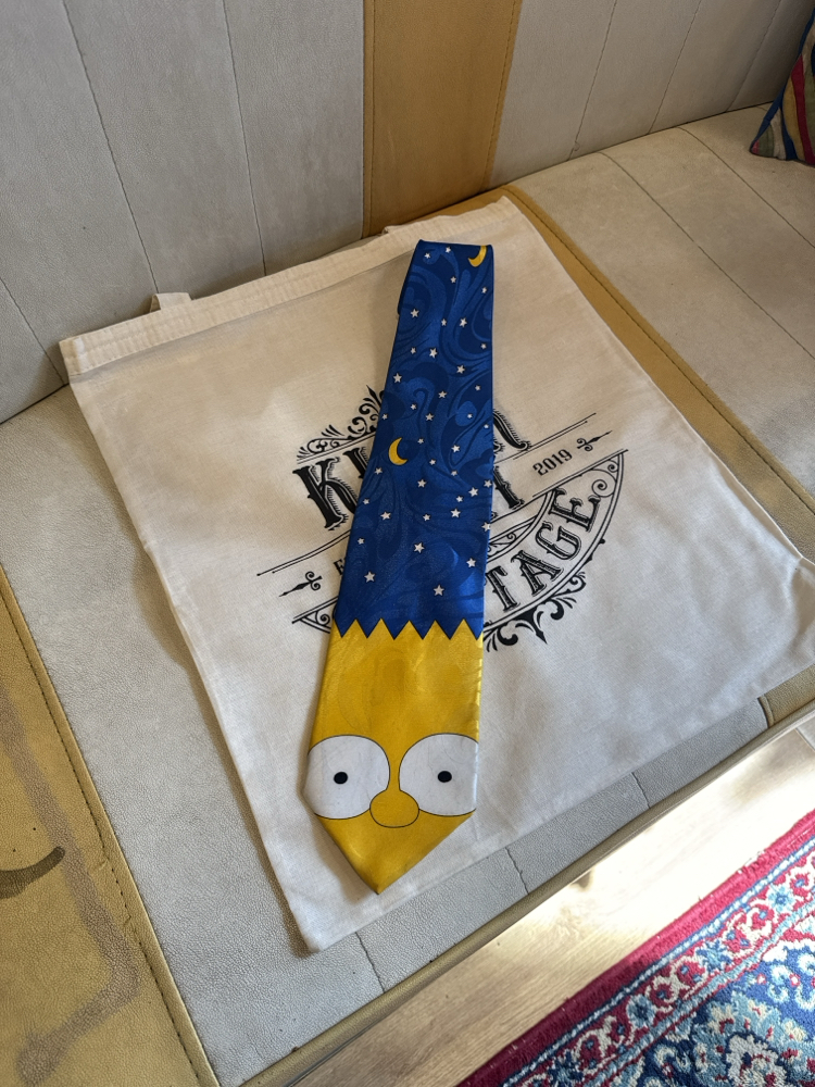 90's The Simpsons Bart Simpson Graphic Tie