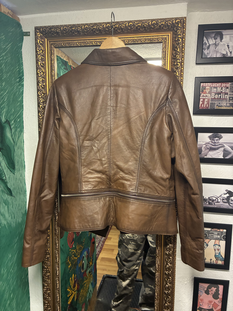 Dark Brown Leather Jacket