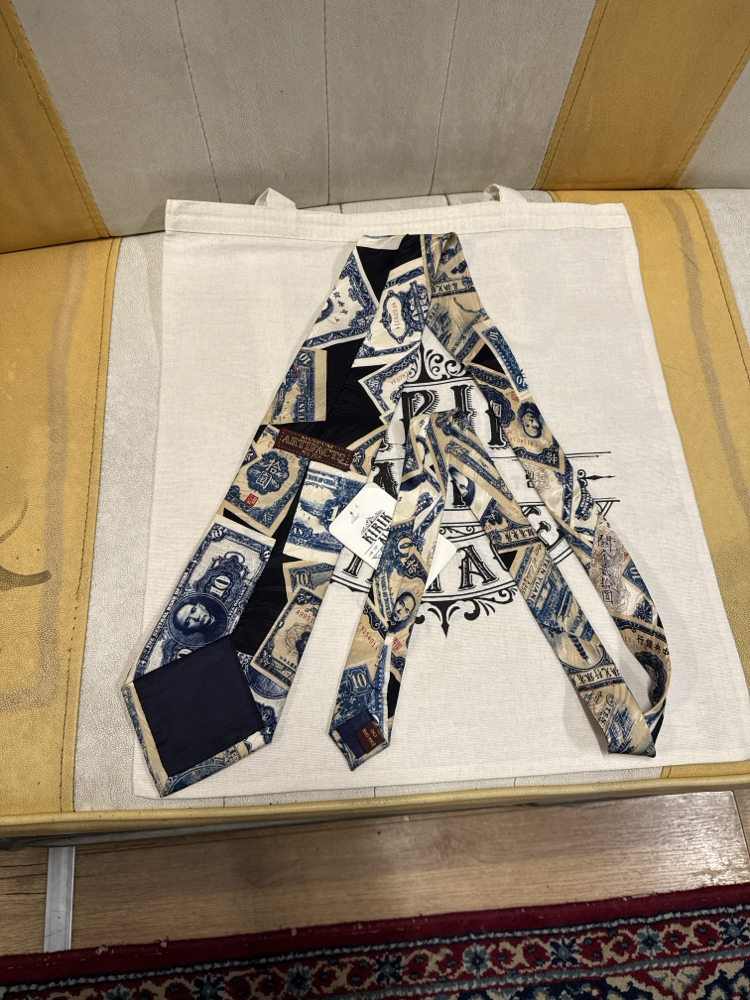 Museum Artifacts Tie | Rare Chinese Banknotes Design