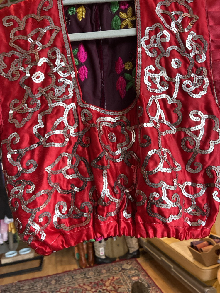Anatolian Velvet Folk Vest Top