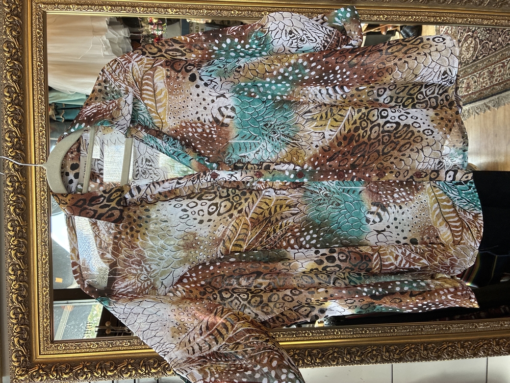 90’s Canda Jungle Mix Print Shirt