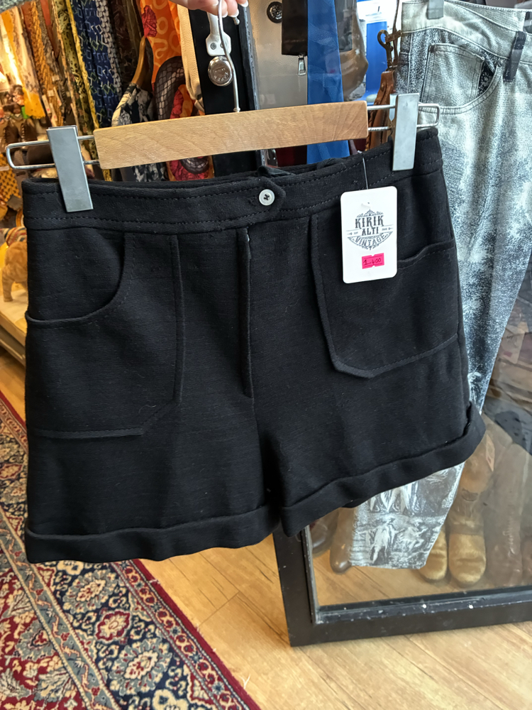 Gigi Black Mini Shorts