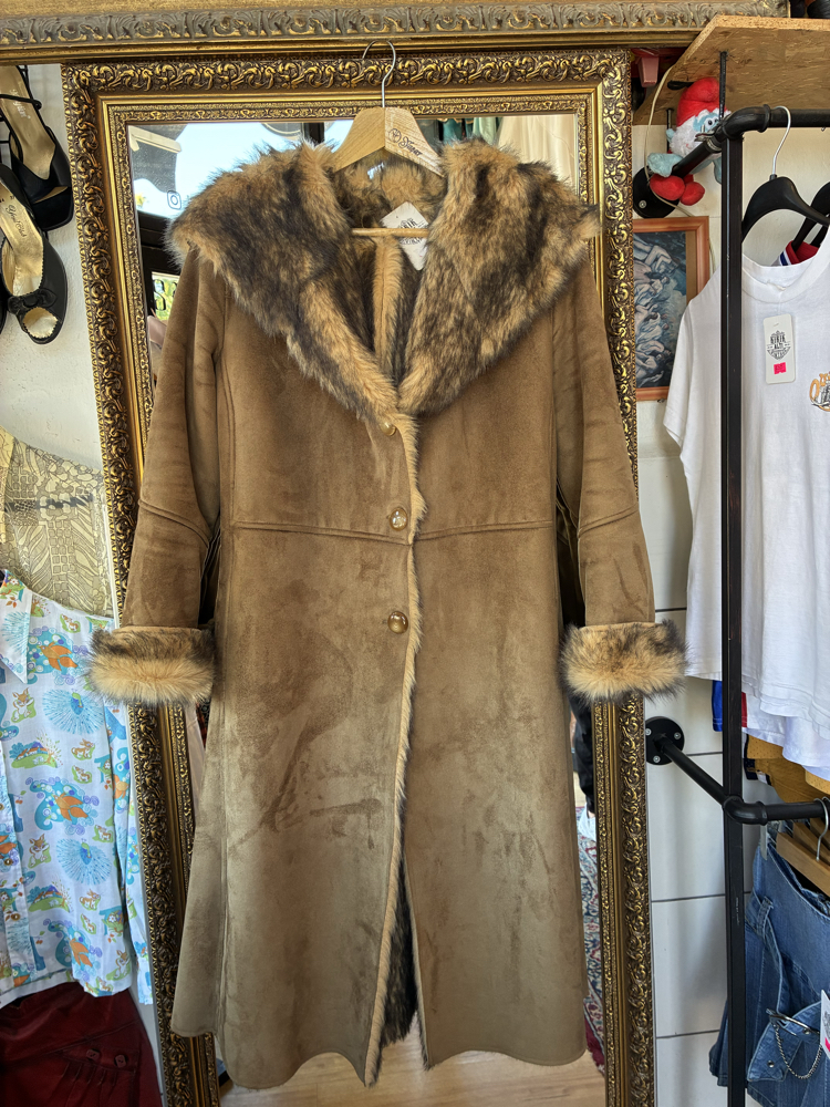 90's Y-LONDON Faux Fur Coat