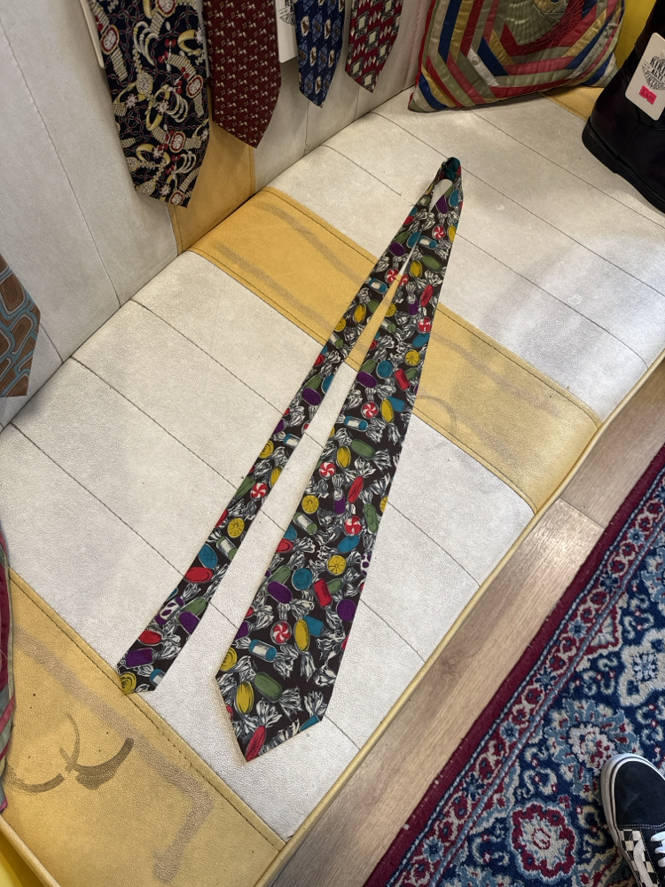 Perry Ellis Candy Pattern Silk Tie