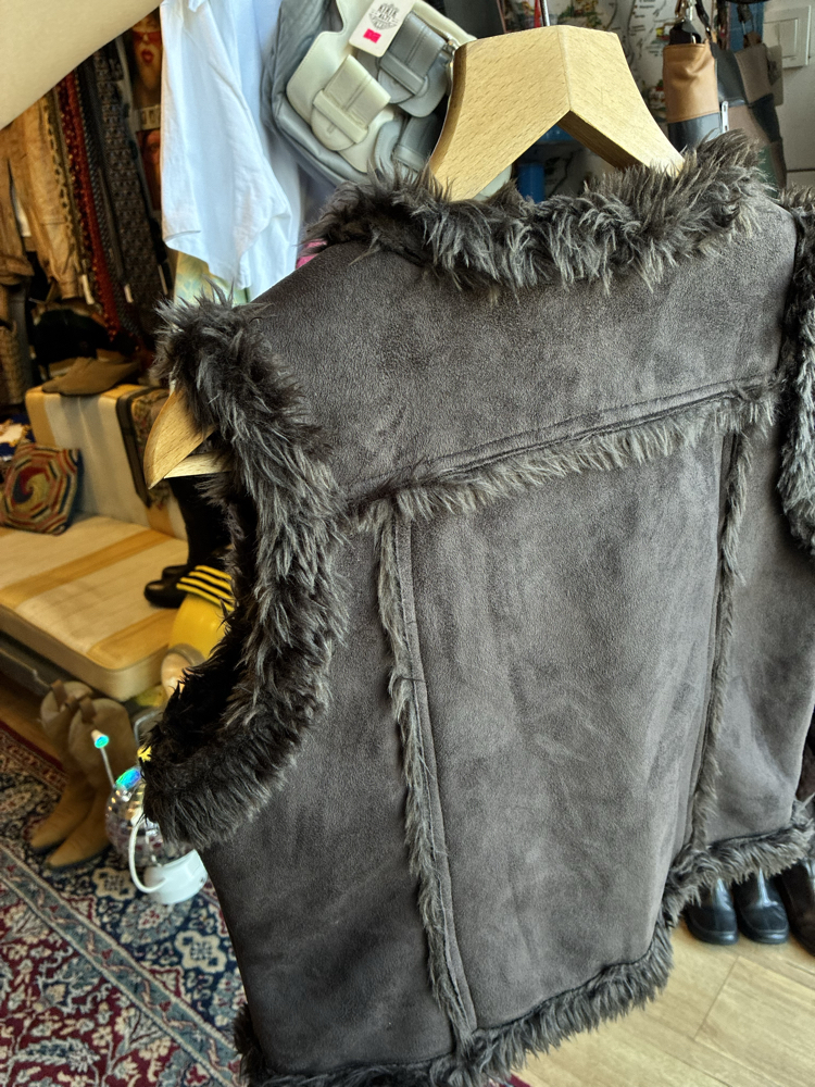 90's Yessica Fake Fur Vest