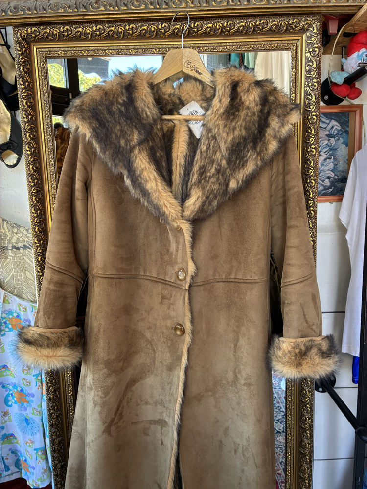 90's Y-LONDON Faux Fur Coat