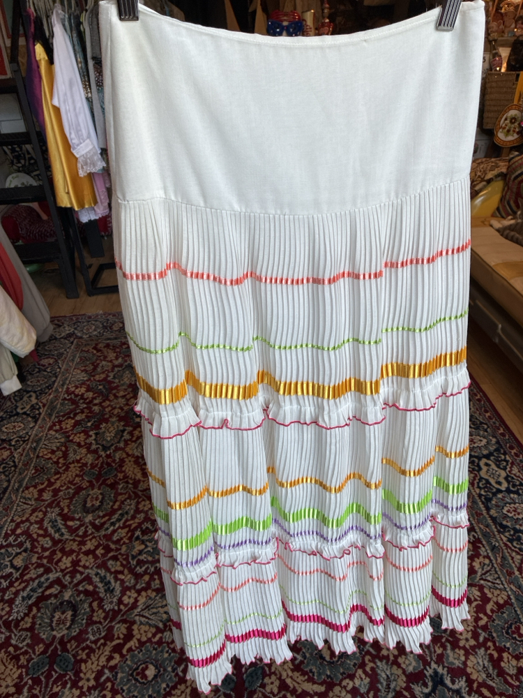 90's Color&Fun Maxi Skirt
