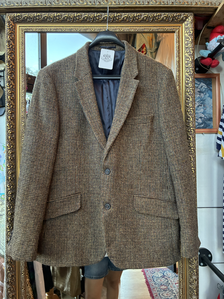 80's Wool Plaited Blazer