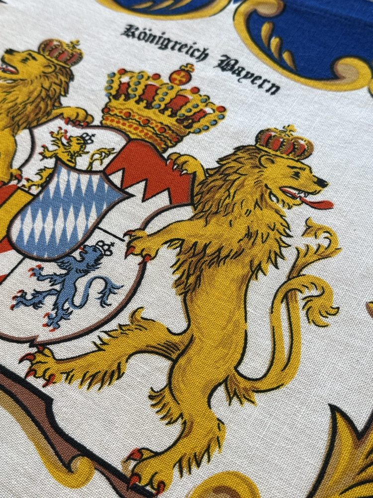 1970s Bavaria Germany Tapestry Tea Towel