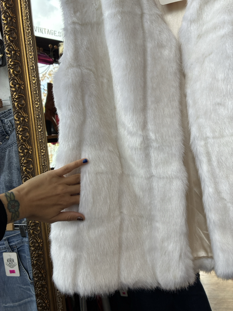 80's Faux Fur Vest