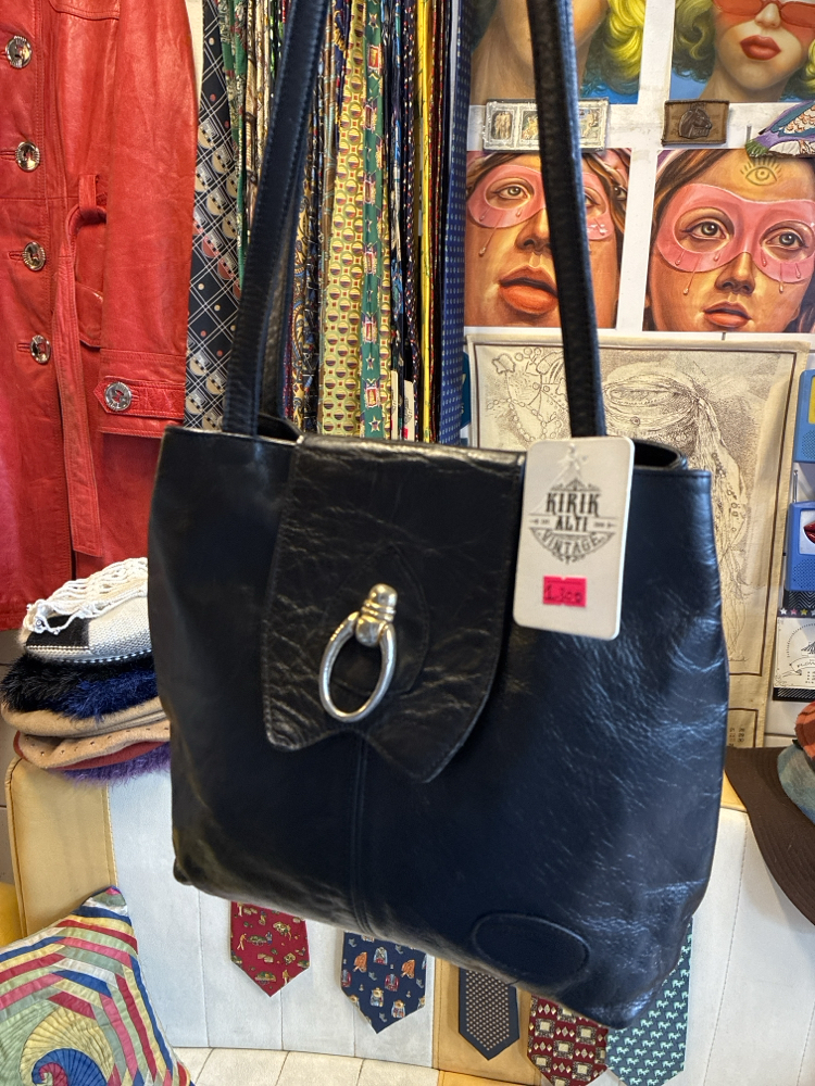 Black Leather Bag