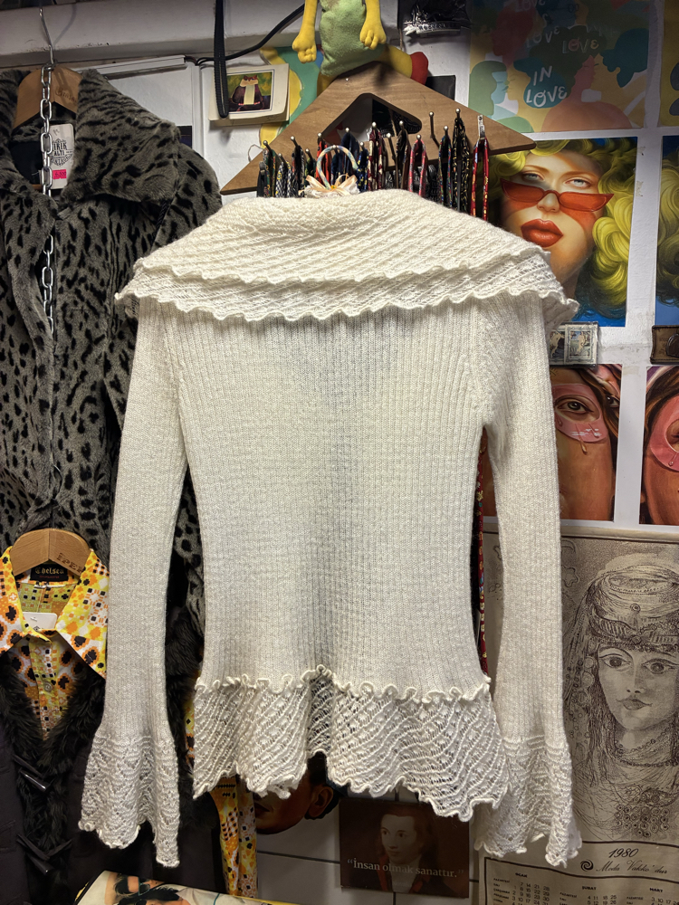 1970 Mohair Wool Cardigan 