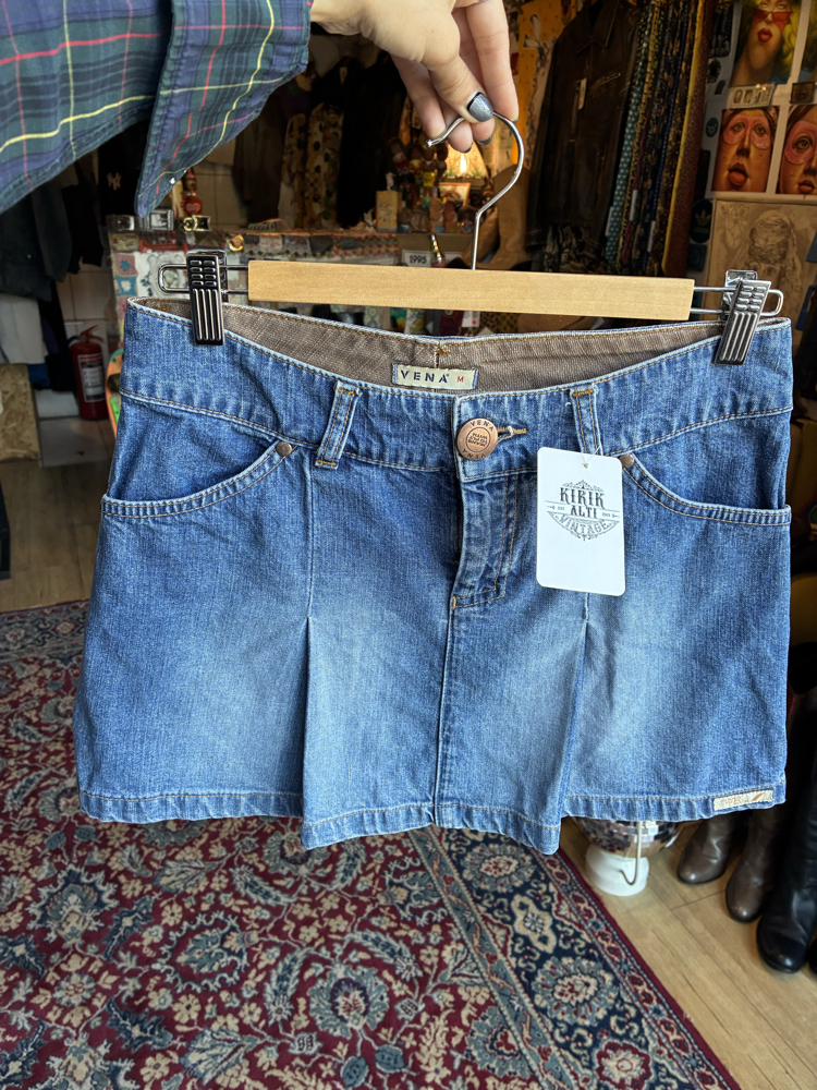 Vena Mini Denim Skirt