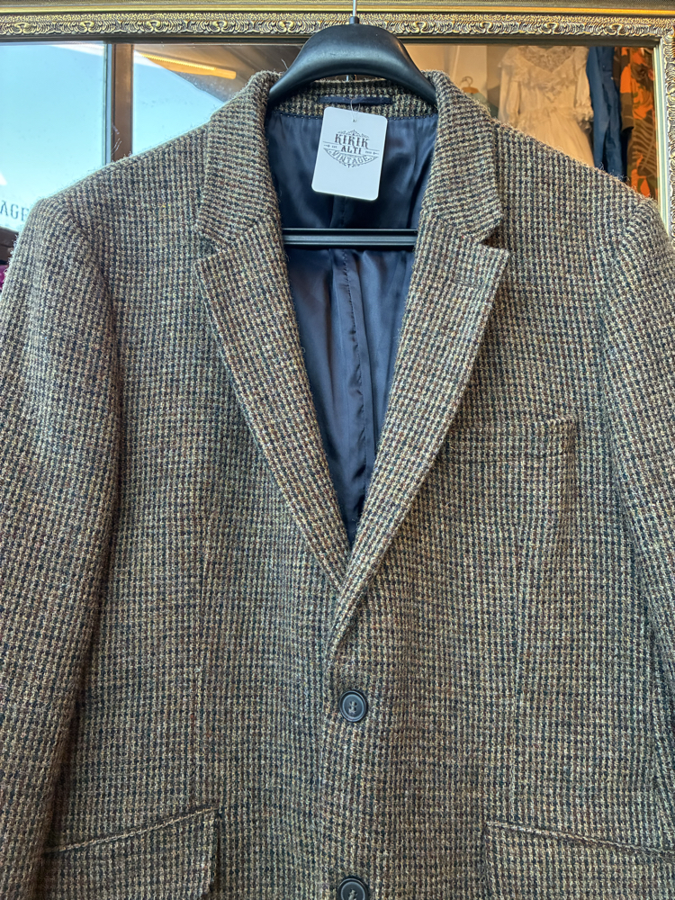 80's Wool Plaited Blazer