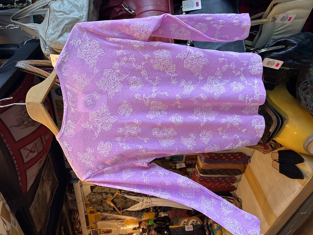 90's Pink Transparan Gorgeous Blouse 