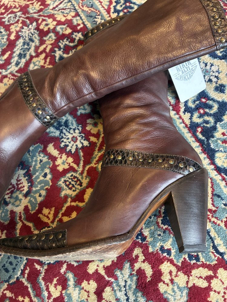 Diego Puerta Leather Boots