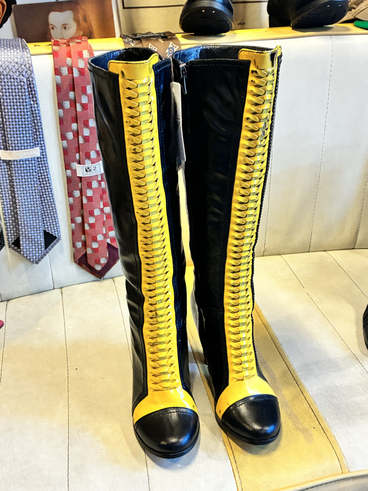 Taxi Leather Boots