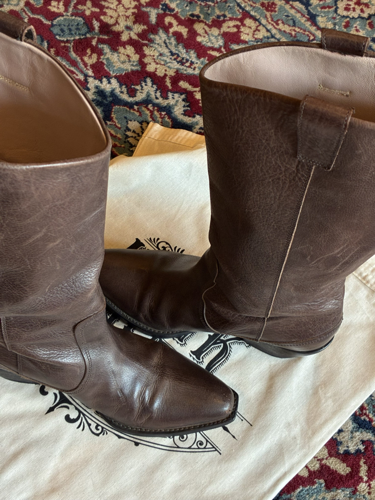90's CowCow Leather Boots