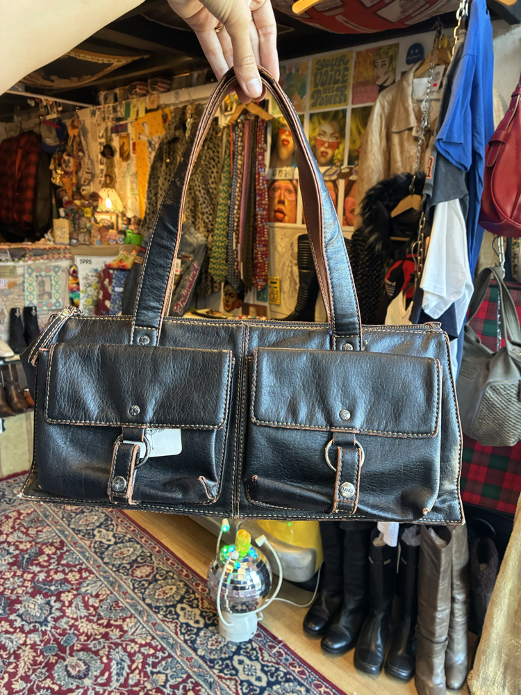 90's MNG Leather Bag
