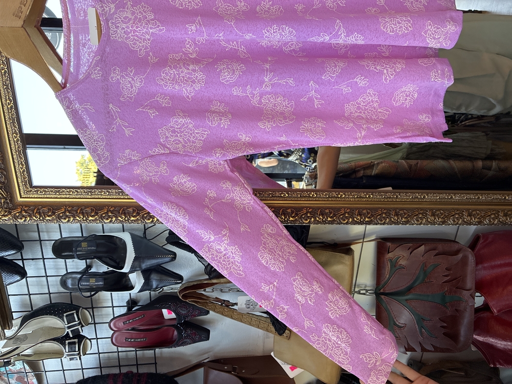 90's Pink Transparan Gorgeous Blouse 