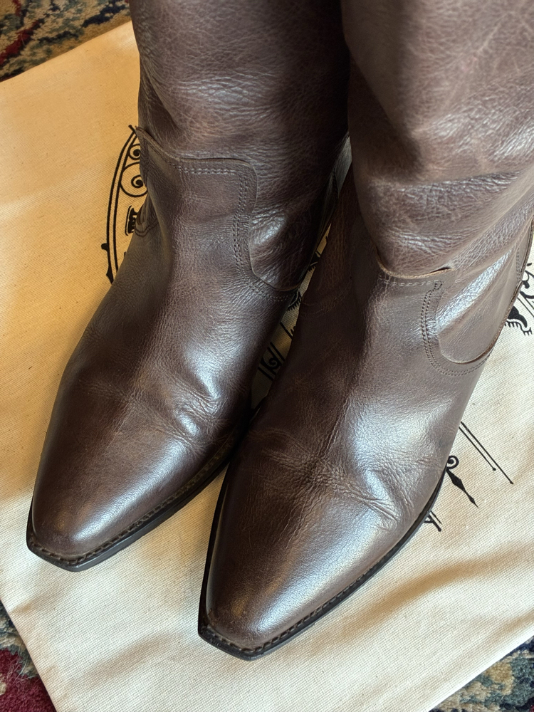 90's CowCow Leather Boots