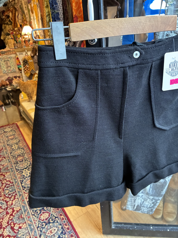 Gigi Black Mini Shorts