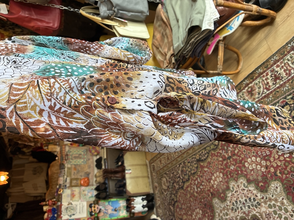 90’s Canda Jungle Mix Print Shirt