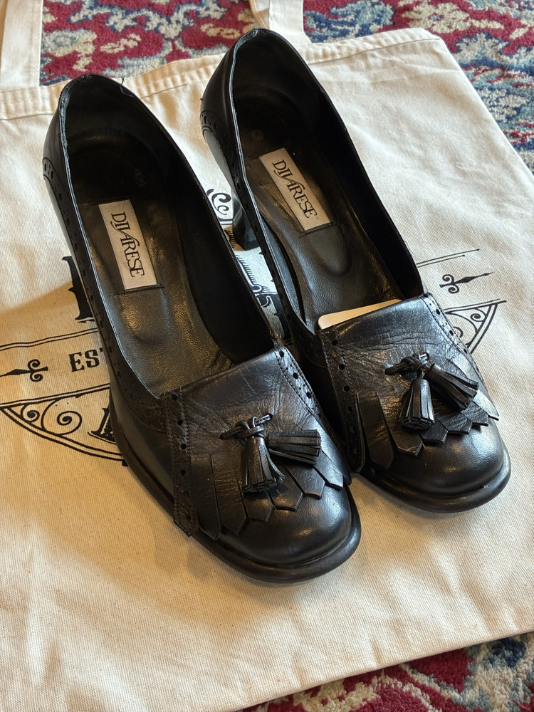 90's Divarese Leather Heels
