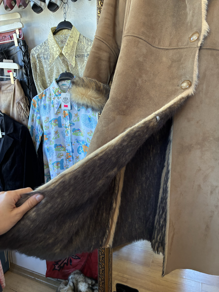 90's Y-LONDON Faux Fur Coat