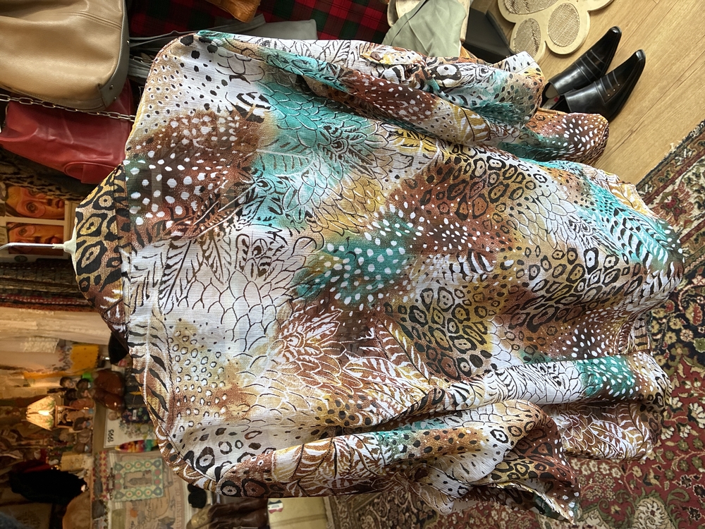 90’s Canda Jungle Mix Print Shirt