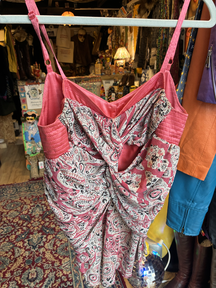 Pink Silk Top