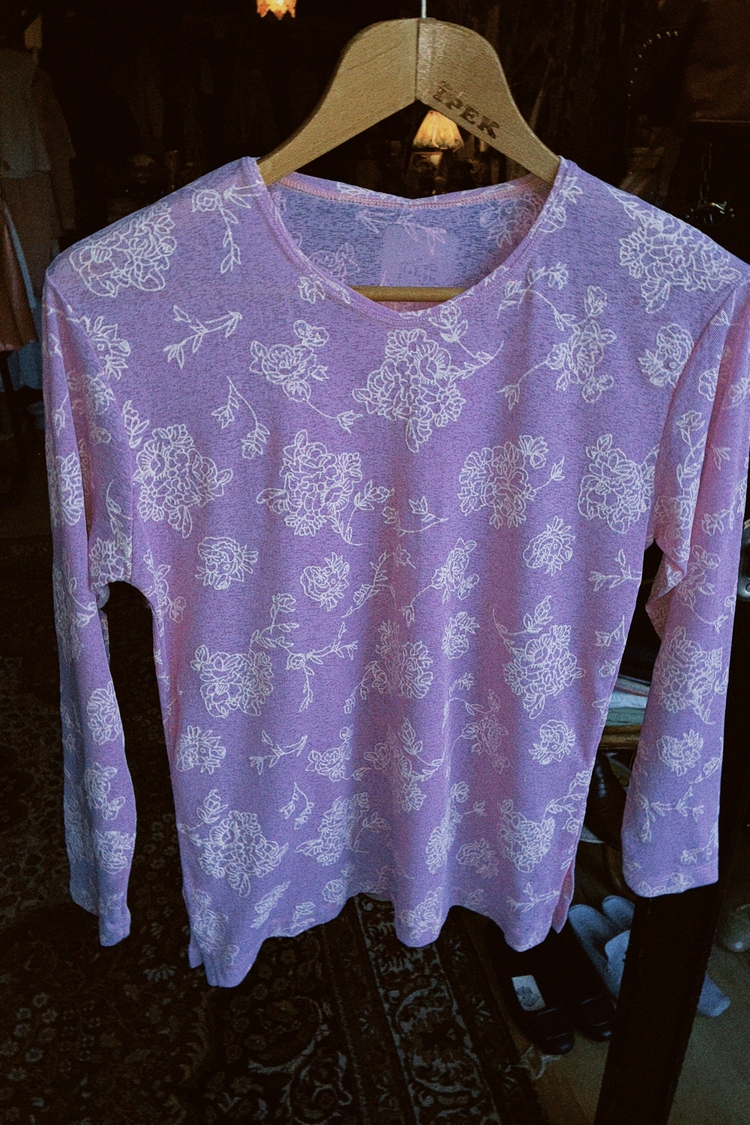 90's Pink Transparan Gorgeous Blouse 