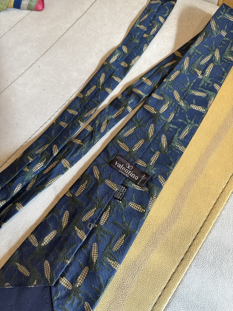 Valentino “Golden Cornfield” Silk Tie