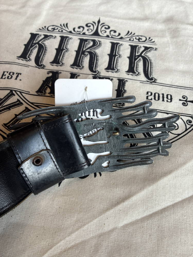90's Fire Leather Belt