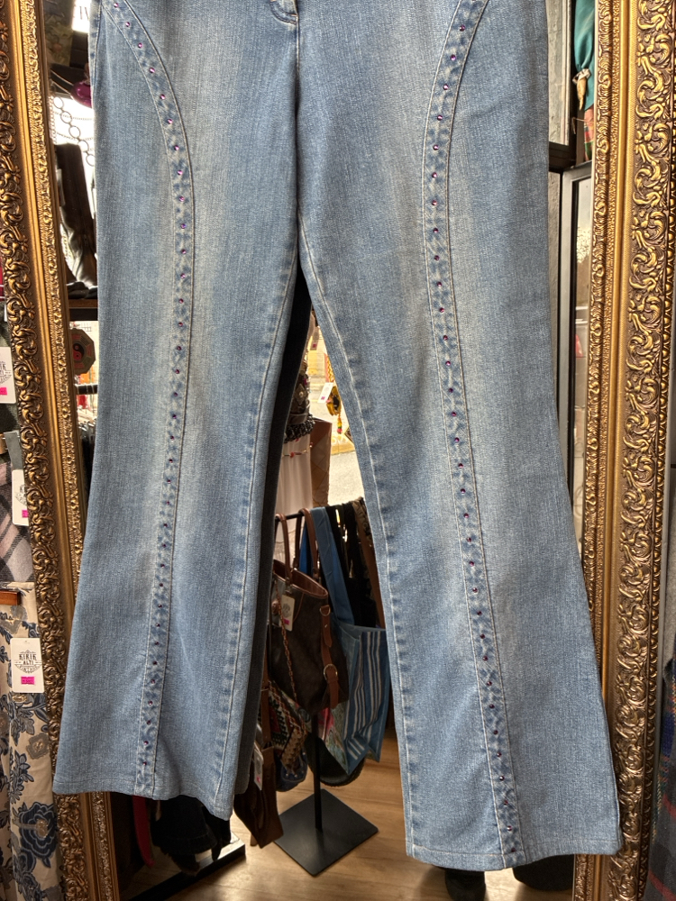 00's Escada Denim Trousers 
