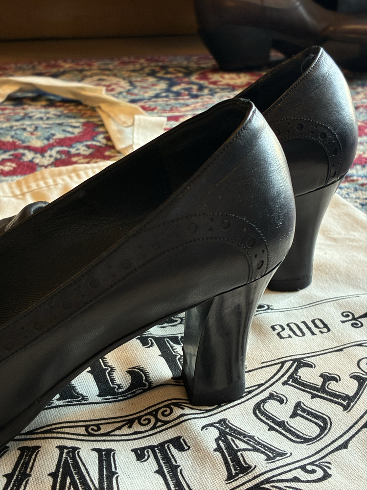 90's Divarese Leather Heels